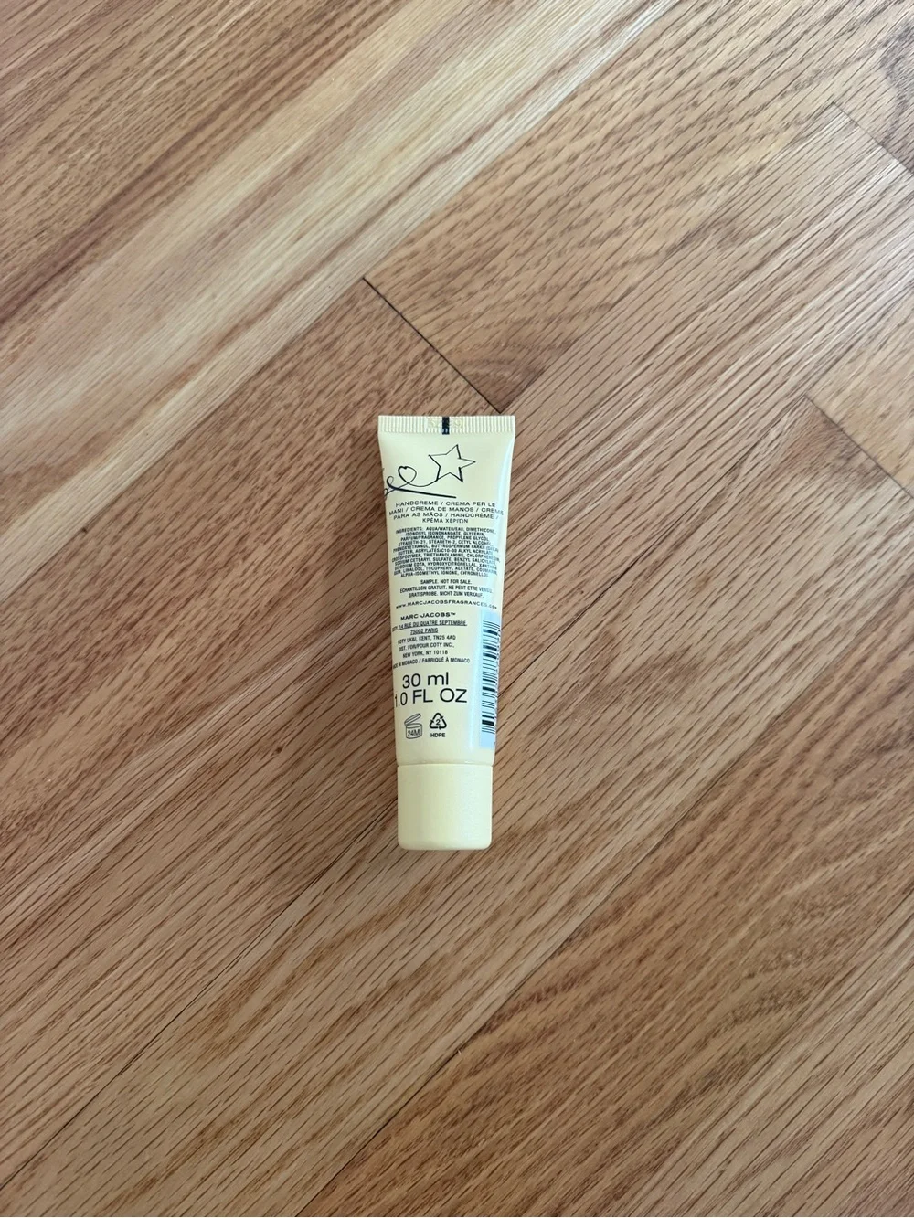 Marc Jacobs perfect intense hand cream travel size